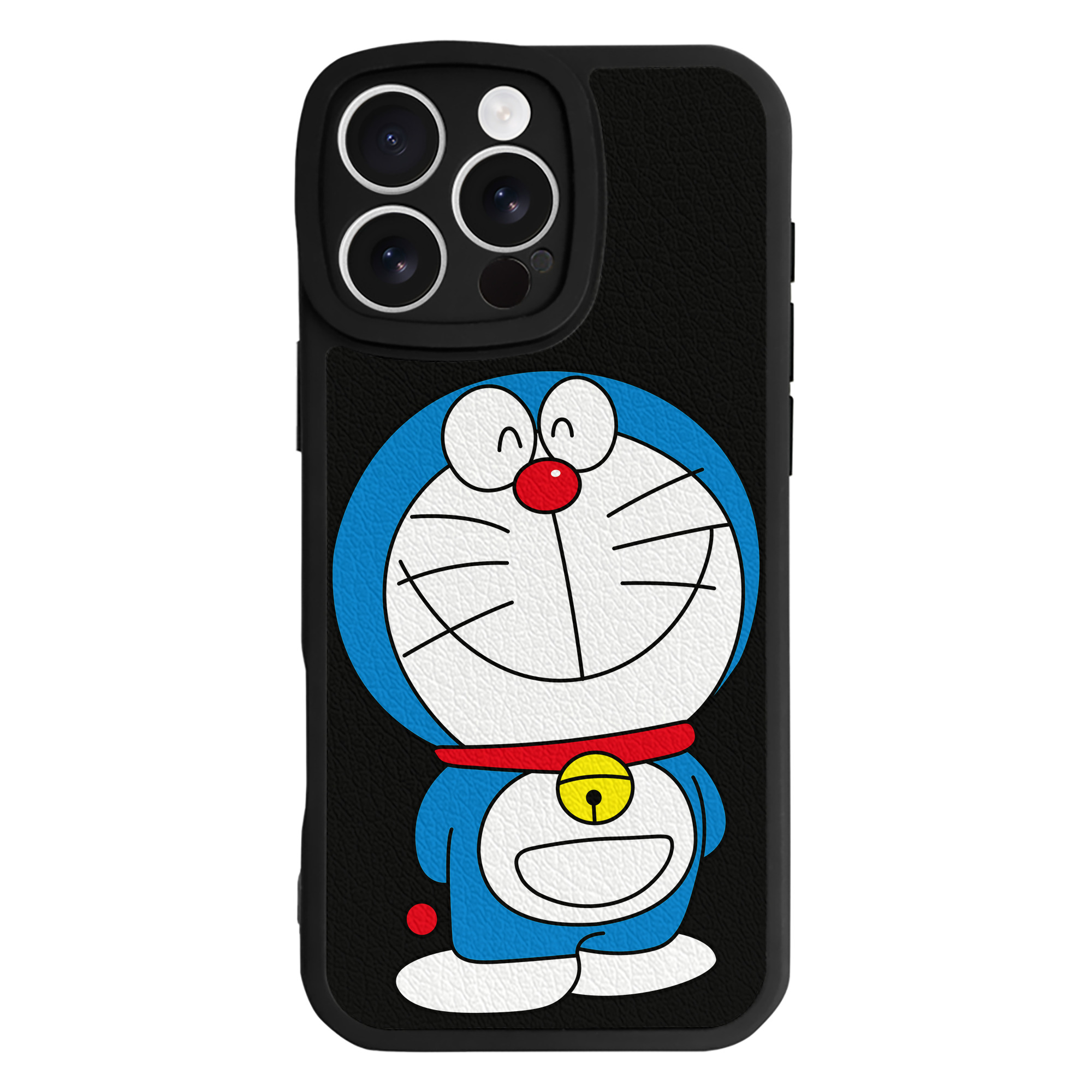 （画像用） ドラえもん Doraemon 【iPhone 16シリーズ対応】シリコンスマホケース（レザー調） 材質：シリコン